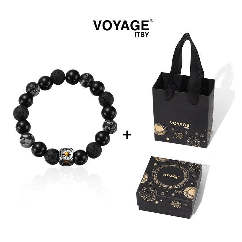 Black Lava Stone Bracelet