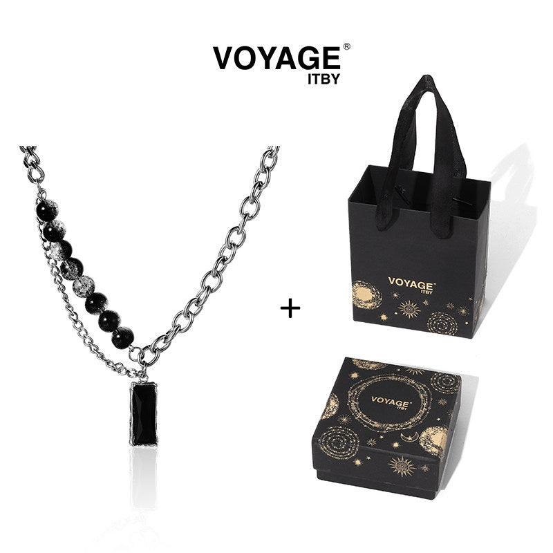 Zircon Pendant Unisex Necklace