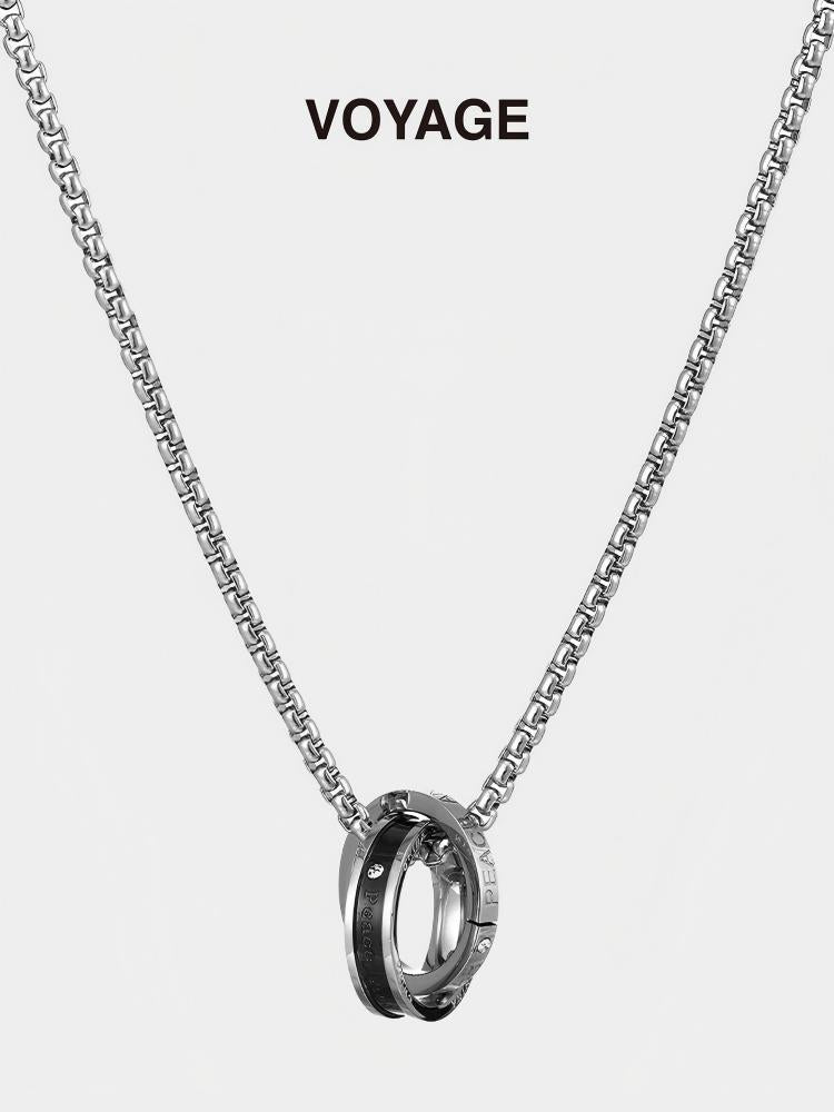 Titanium Hip Hop Pendant Necklace