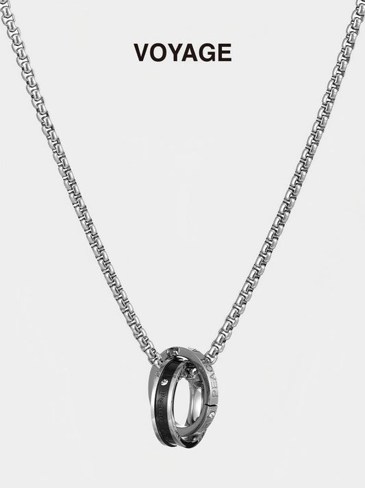 Titanium Hip Hop Pendant Necklace