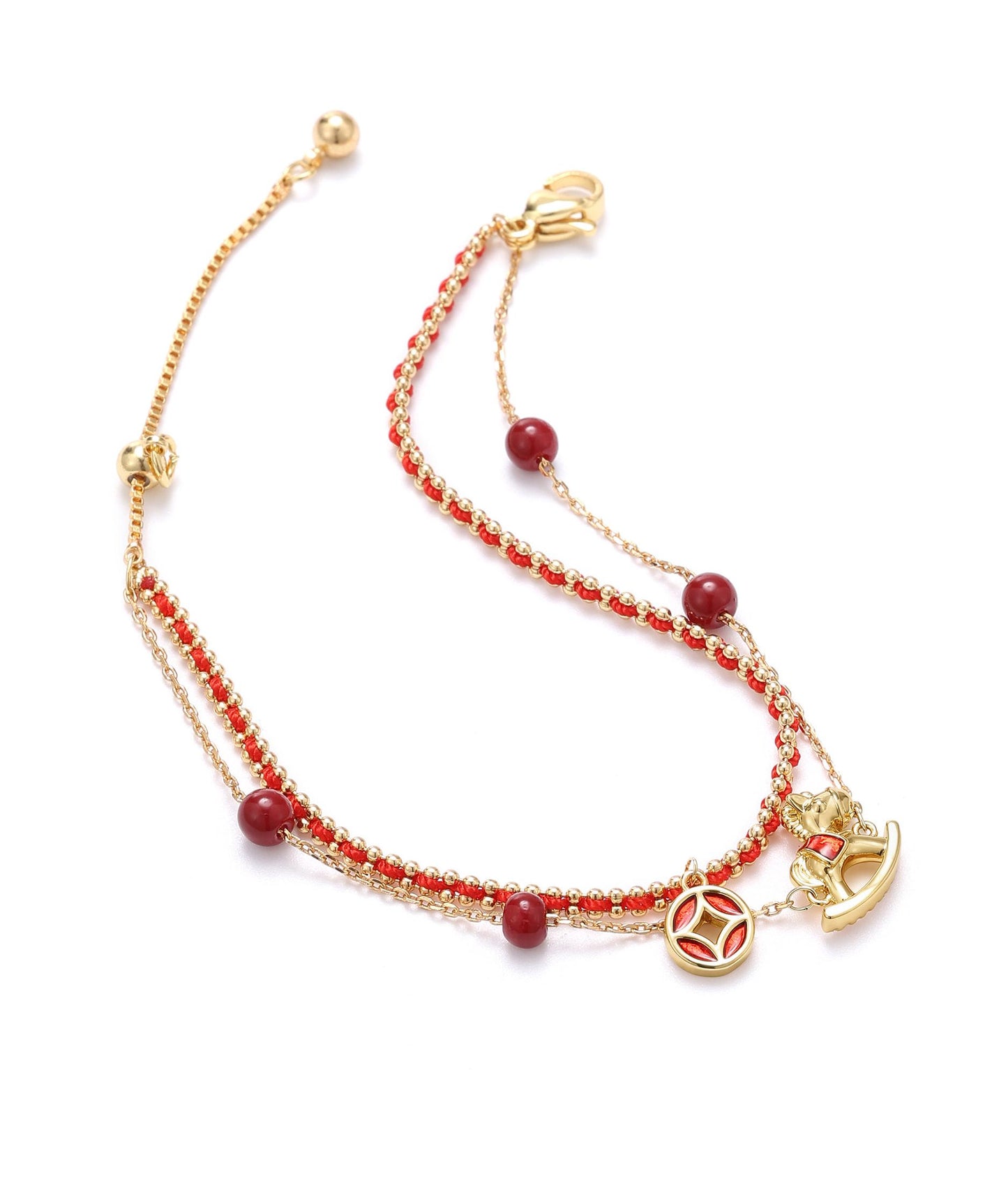 Lucky Horse Red String Bracelet