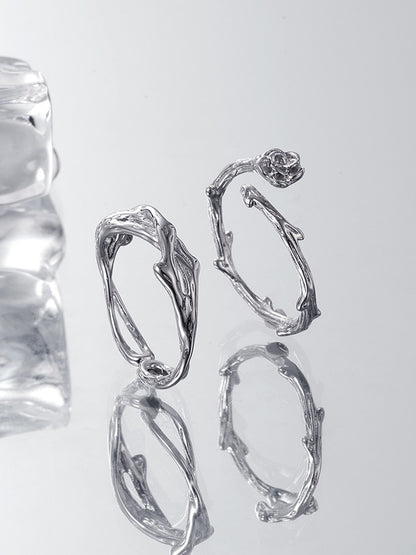 Thorn Rose Open Ring