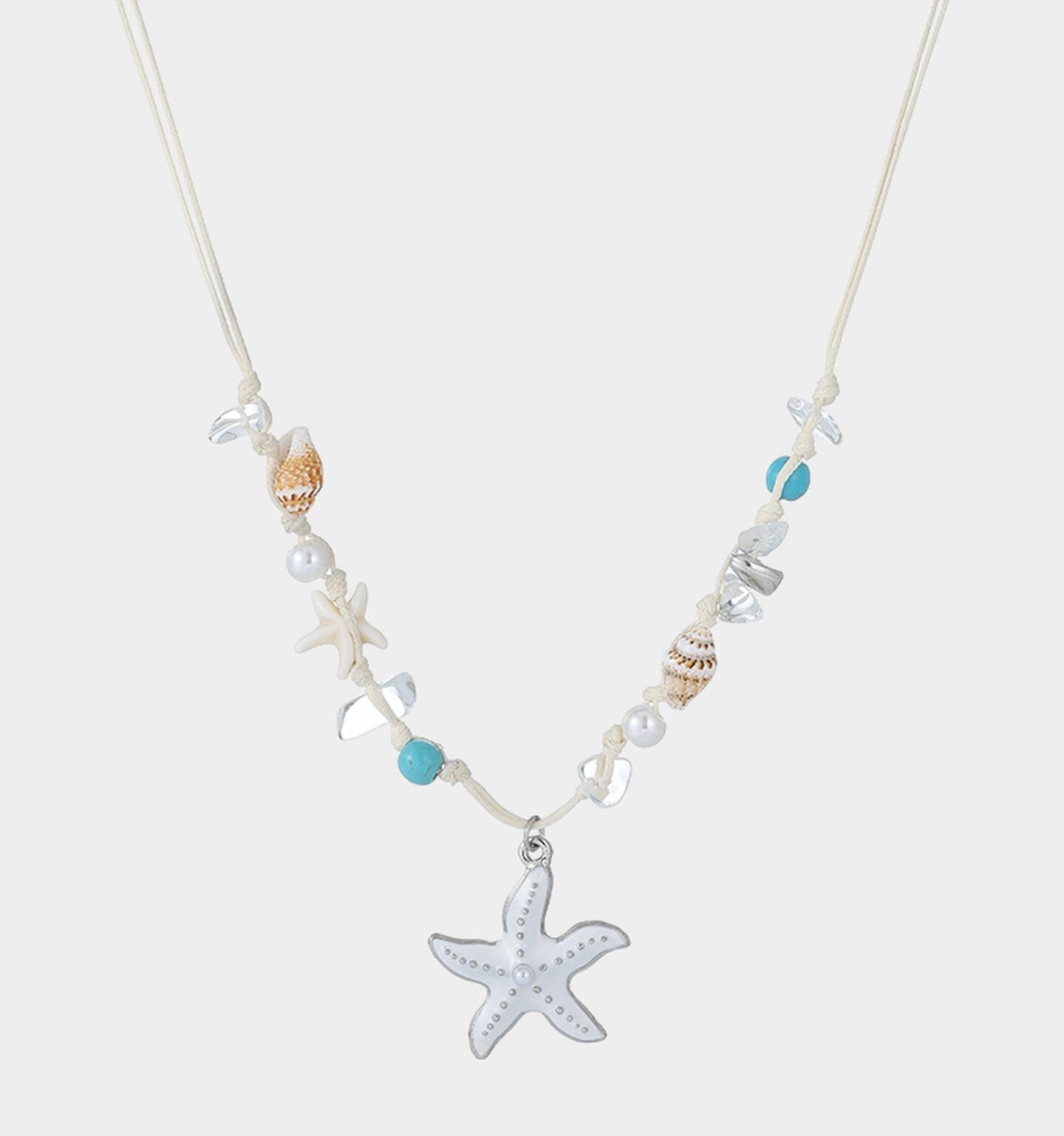 Starfish Shell Pendant Necklace