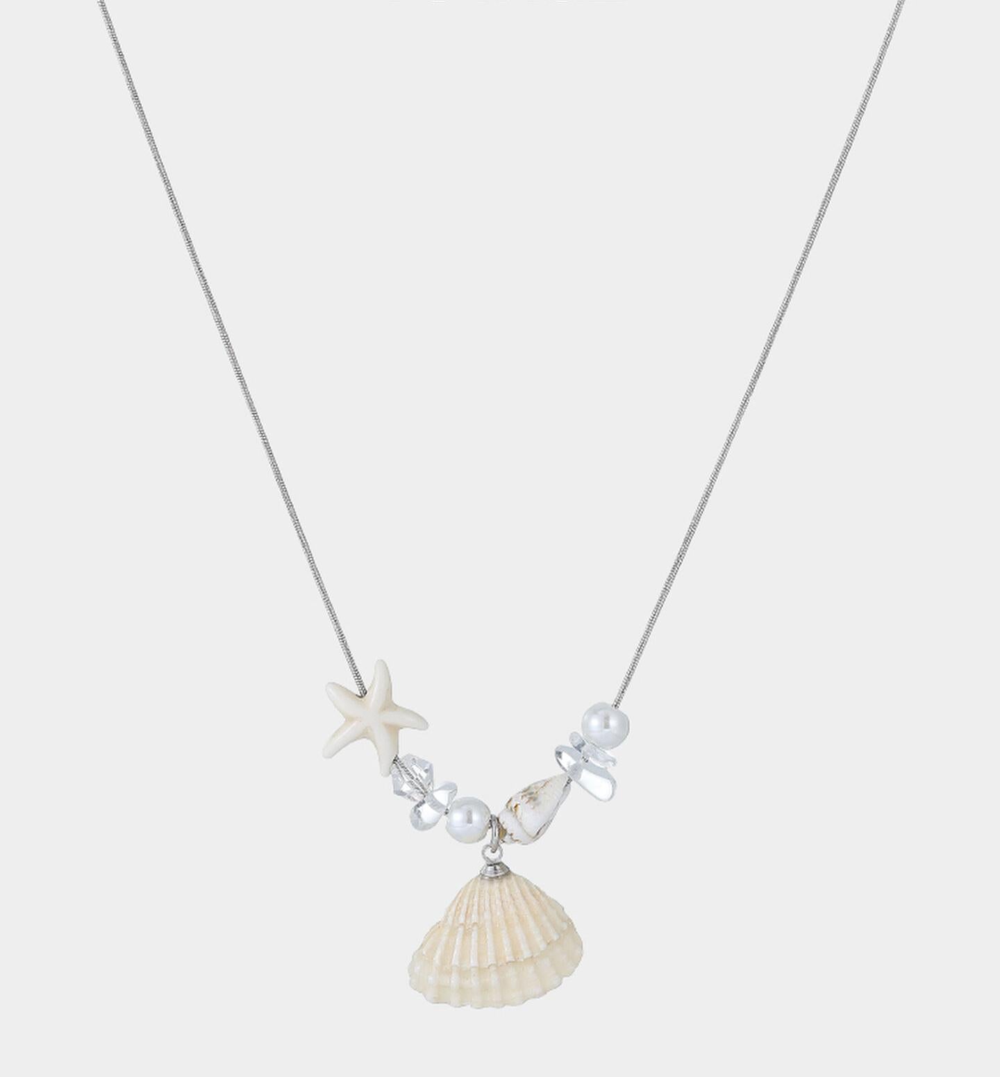 Starfish Shell Long Necklace