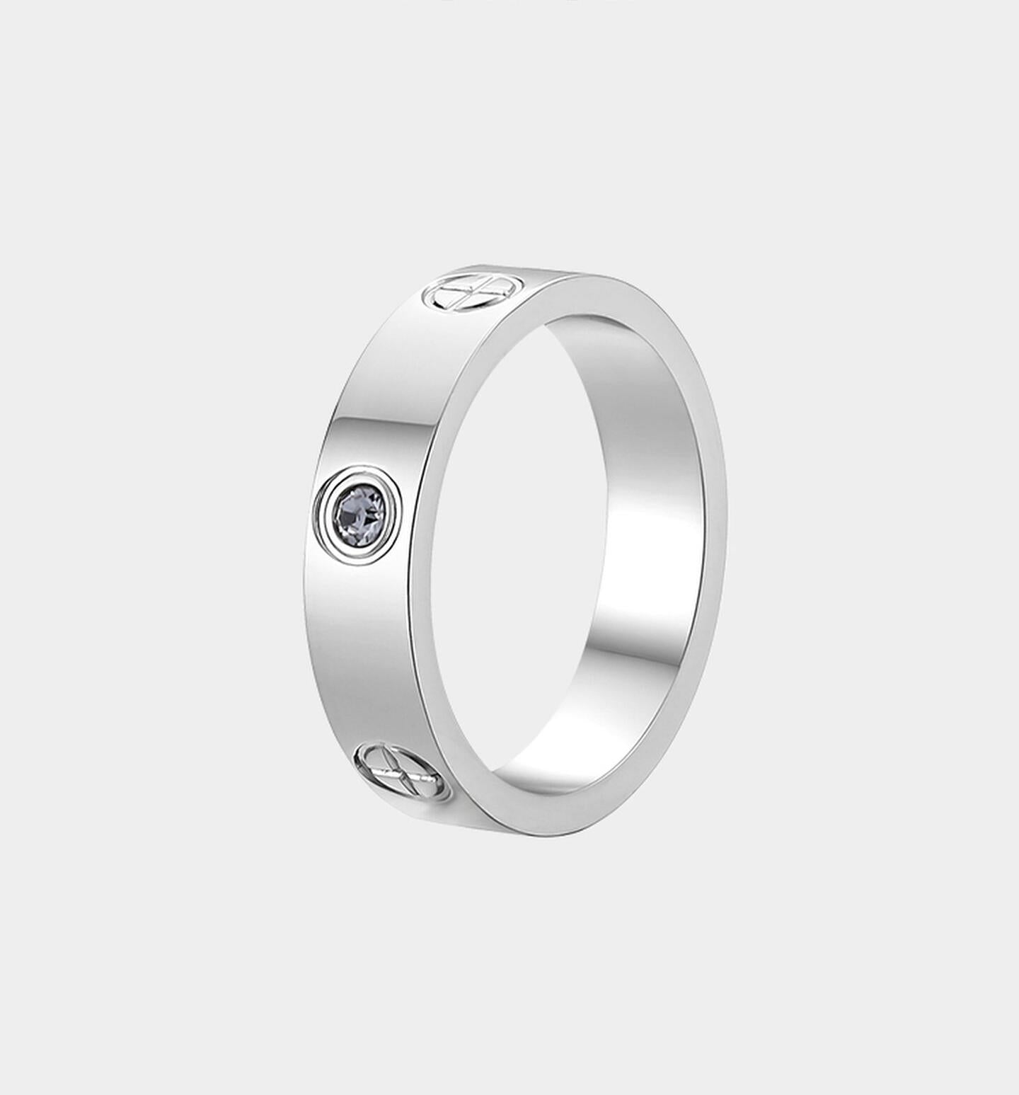 Titanium Men Plain Ring