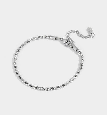 Braided Titanium Adjustable Bracelet