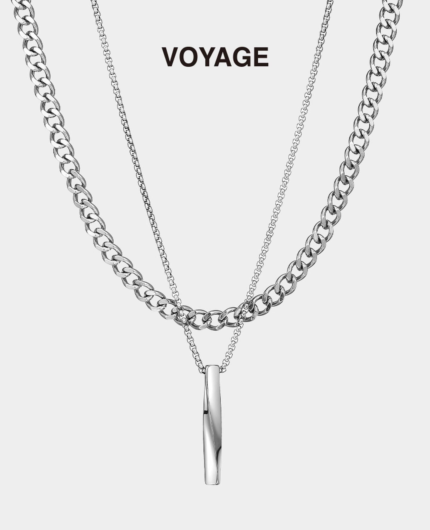 Double Layer Cuban Pendant Necklace