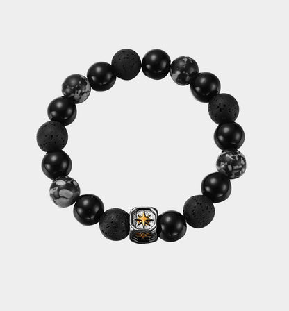 Black Lava Stone Bracelet