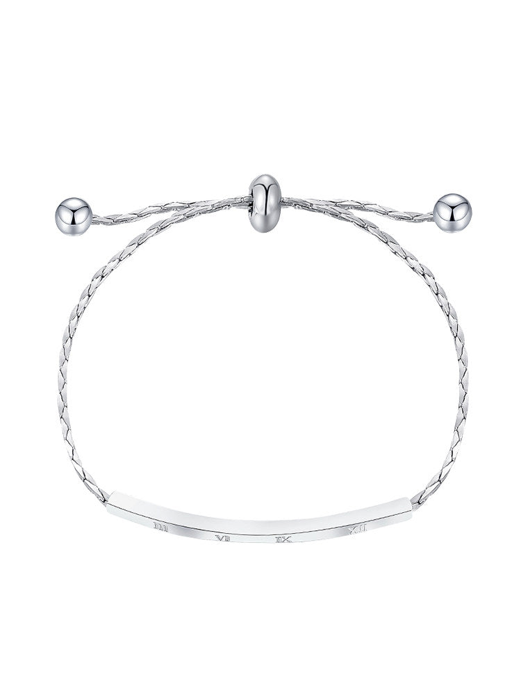 Roman Numeral Adjustable Bracelet