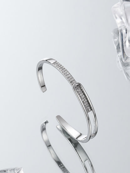 Starry Open Bangle Bracelet