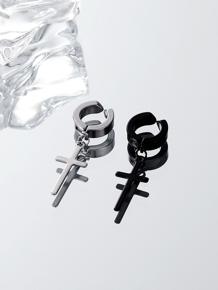 Cross Ear Cuff Clip