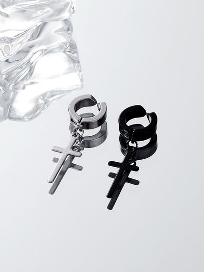 Cross Ear Cuff Clip