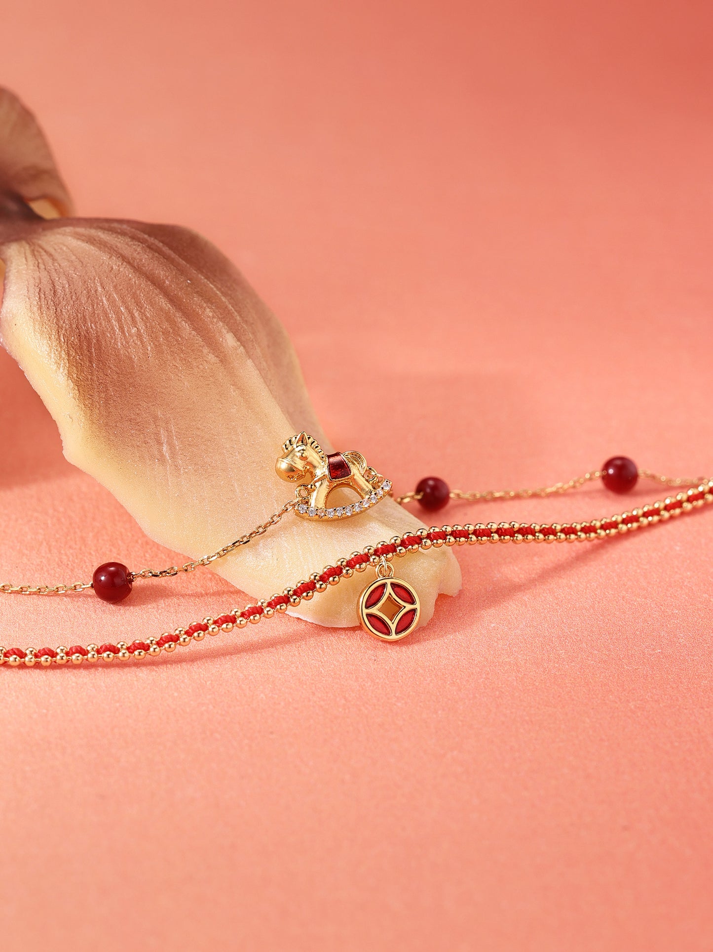 Lucky Horse Red String Bracelet