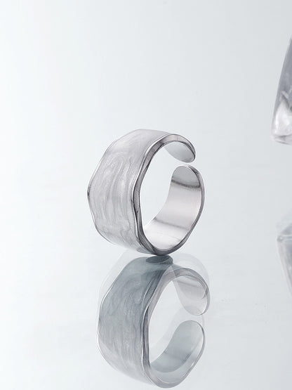 Titanium Couple Open Rings