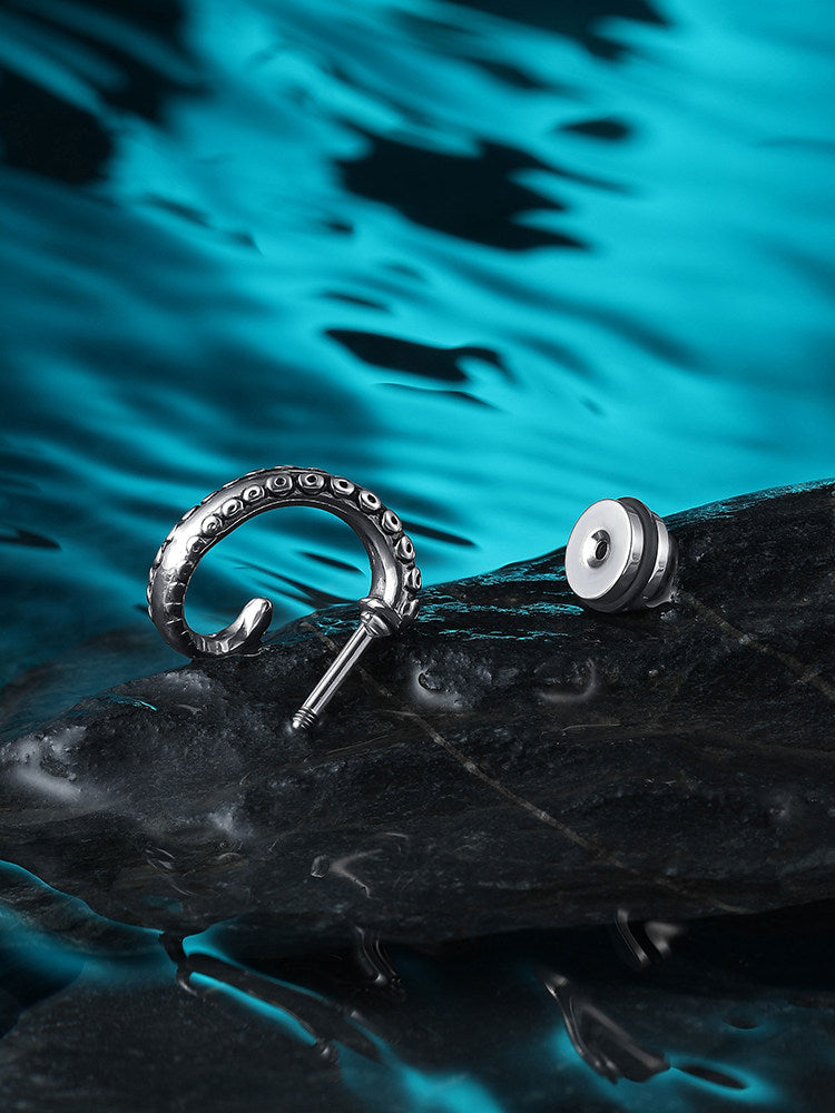 Octopus Tentacle Tongue Stud