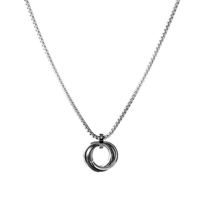 Minimal Men Pendant Necklace