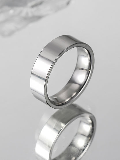 Titanium Minimal Band Ring