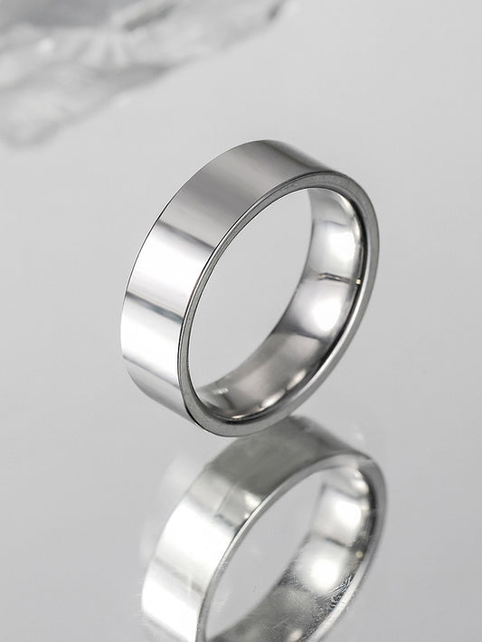 Titanium Minimal Band Ring