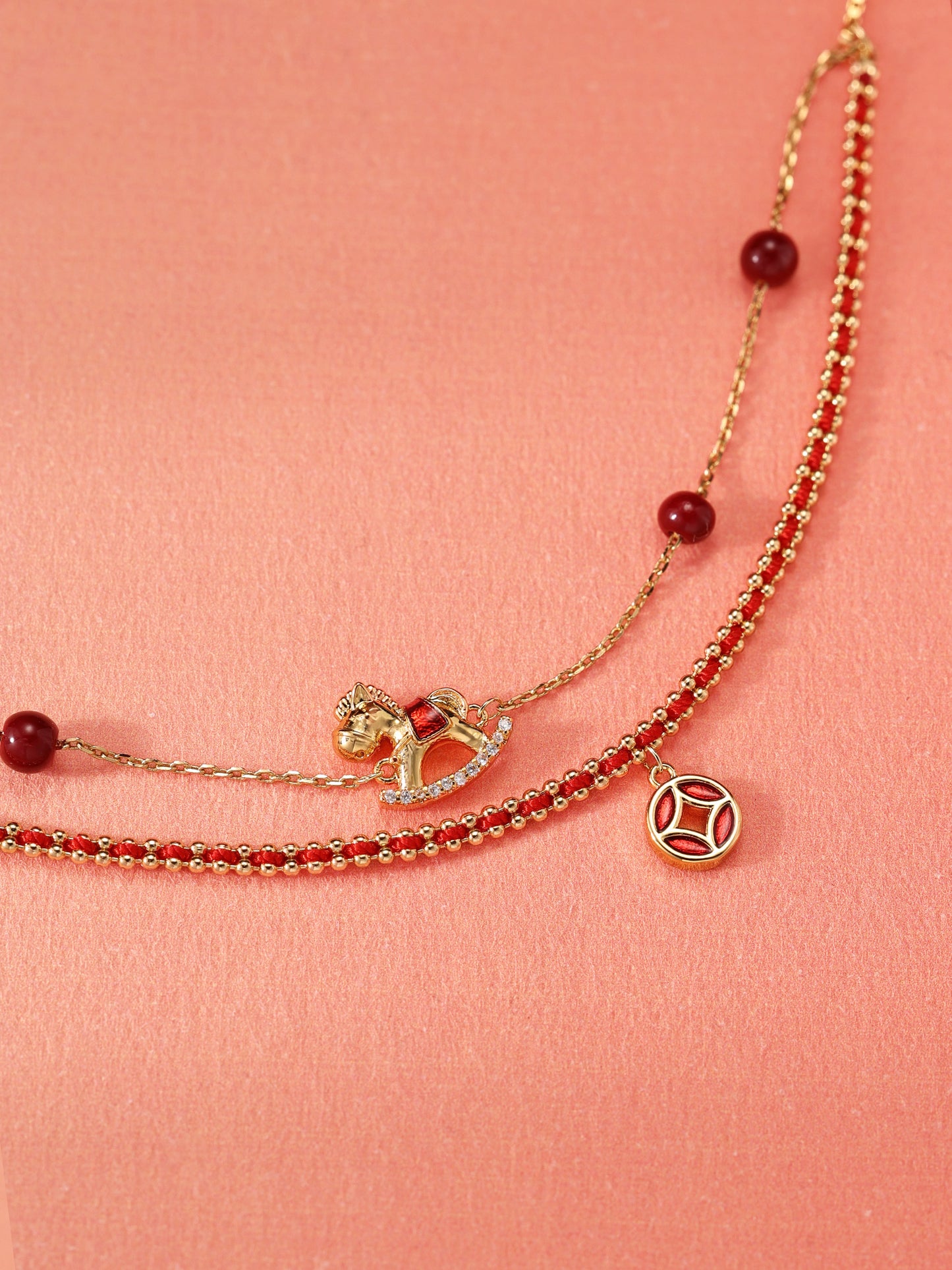 Lucky Horse Red String Bracelet