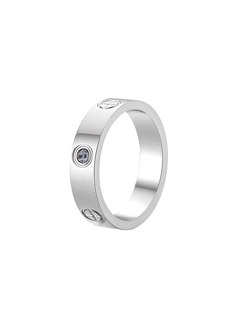 Titanium Men Plain Ring
