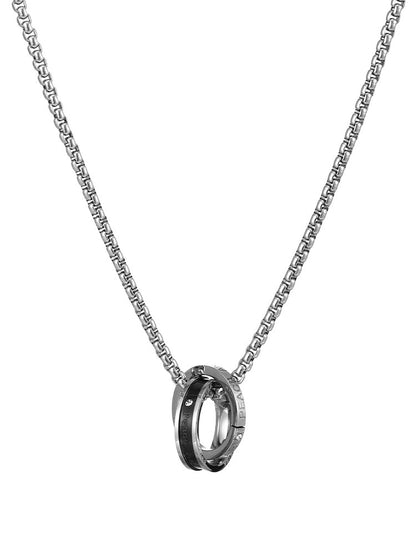 Titanium Hip Hop Pendant Necklace