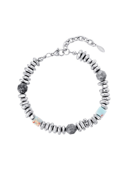 Black Onyx Beaded Men Bracelet