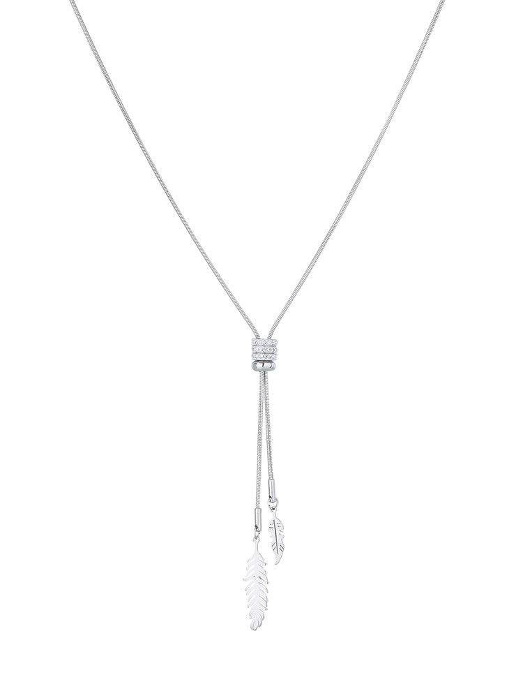 Leaf Tassel Long Pendant Necklace