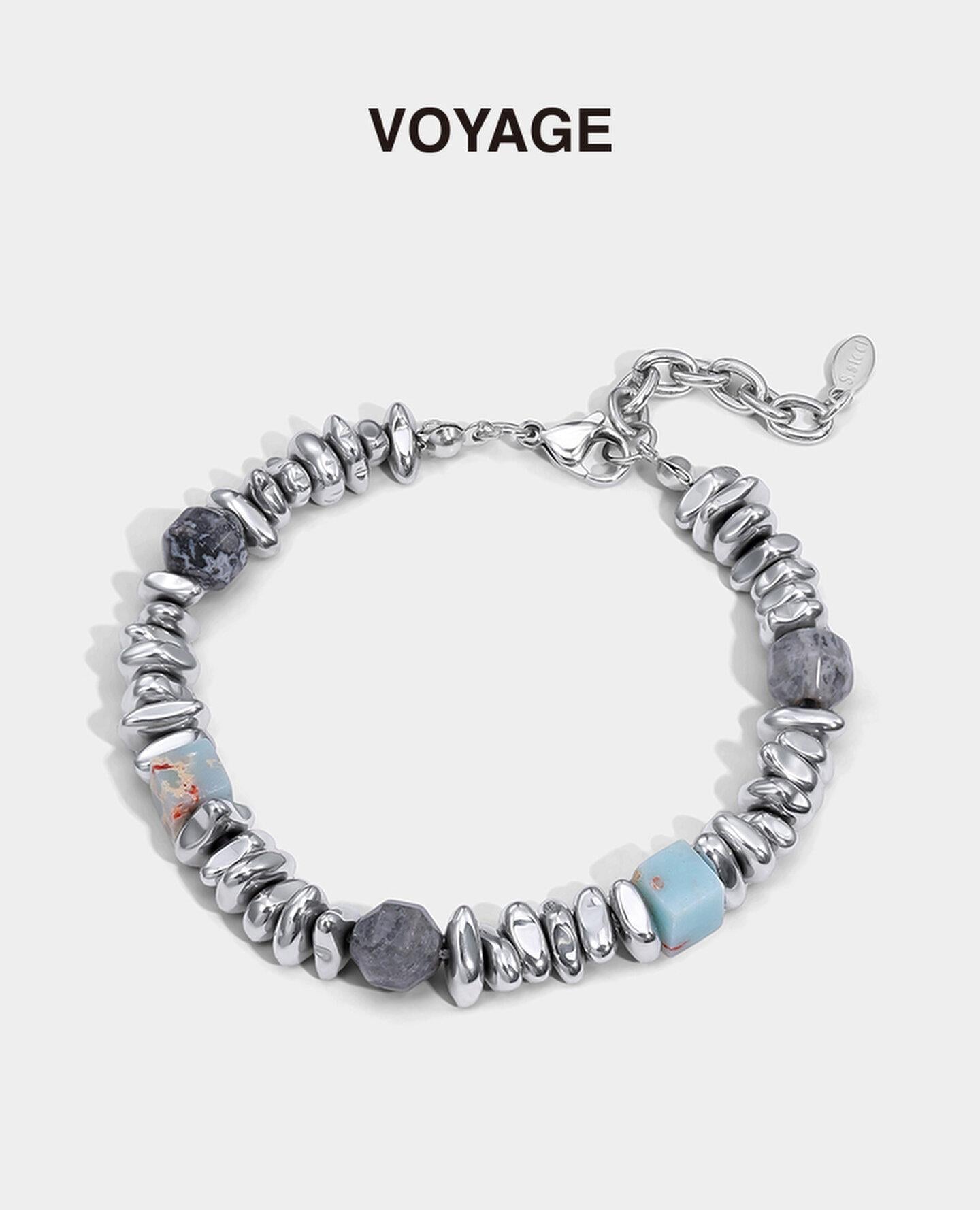 Black Onyx Beaded Men Bracelet