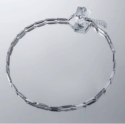 Diamond Shape Titanium Necklace