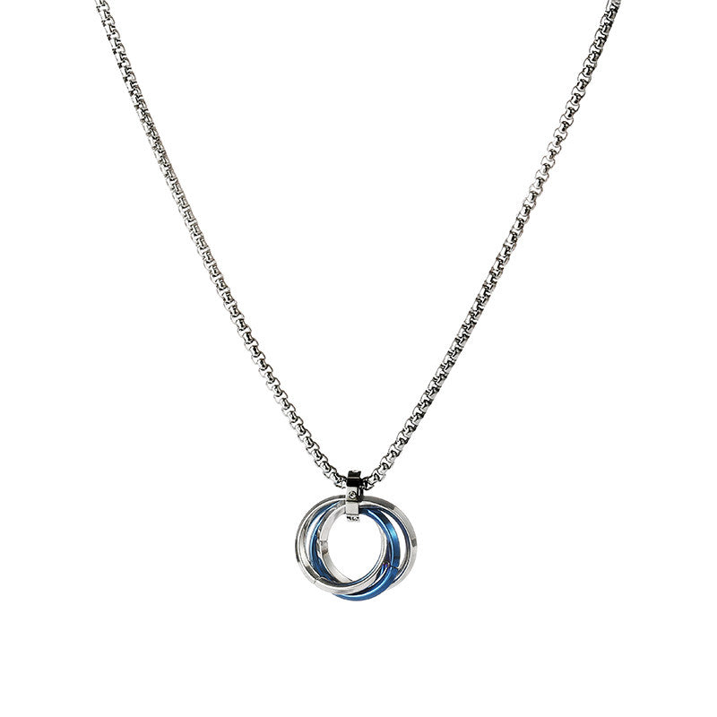 Minimal Men Pendant Necklace