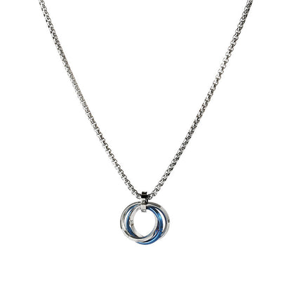Minimal Men Pendant Necklace