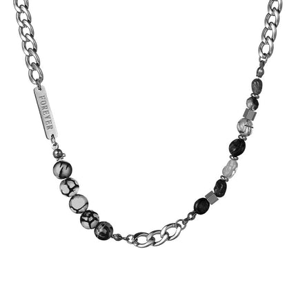 Natural Stone Beaded Necklace