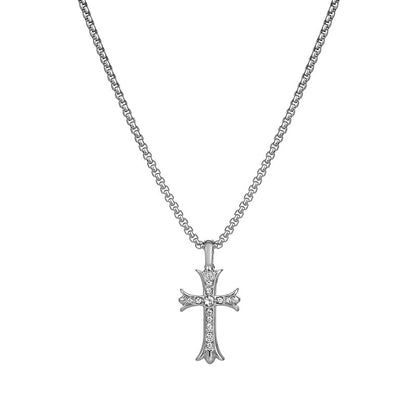 Long Cross Hip Hop Necklace