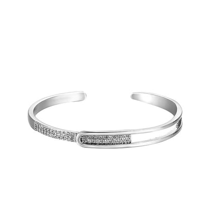 Starry Open Bangle Bracelet