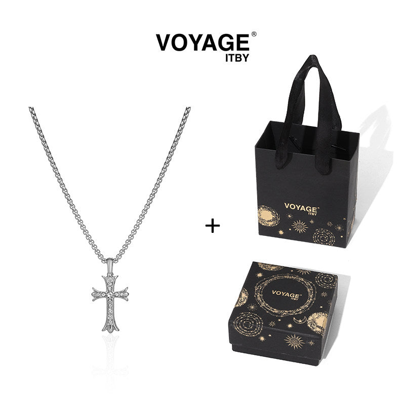 Long Cross Hip Hop Necklace