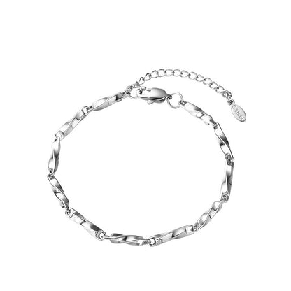 Mobius Couple Titanium Bracelet