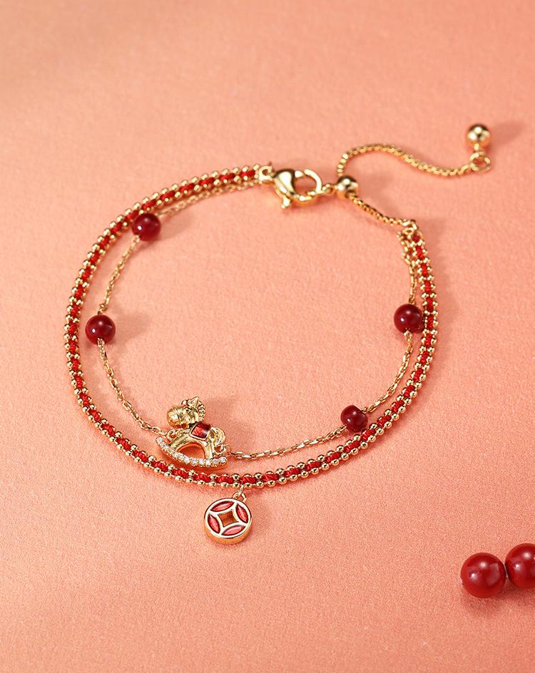 Lucky Horse Red String Bracelet