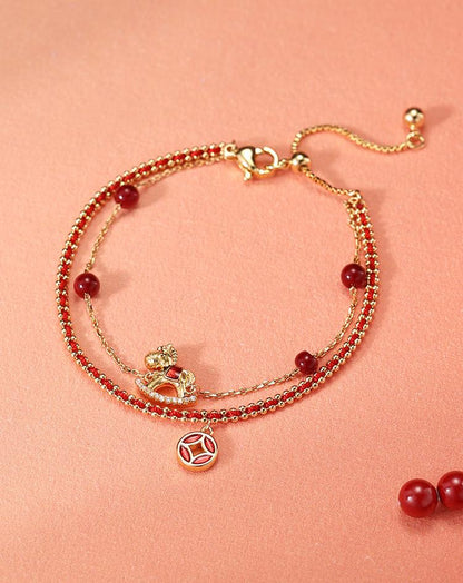 Lucky Horse Red String Bracelet