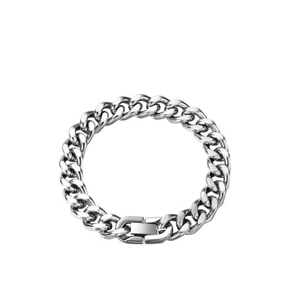 Titanium Cuban Chain Bracelet