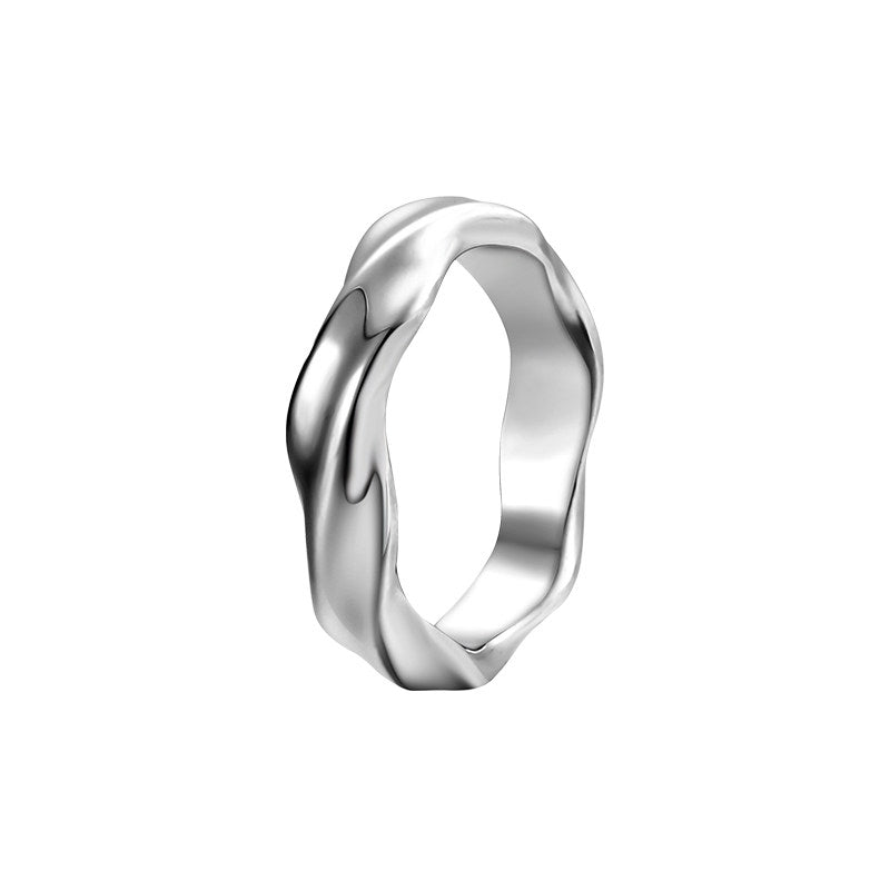 Mobius Titanium Steel Ring