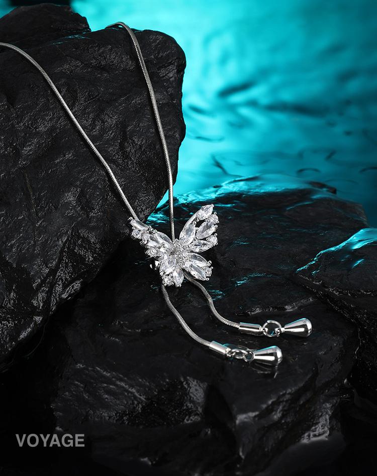 Butterfly Adjustable Tassel Necklace