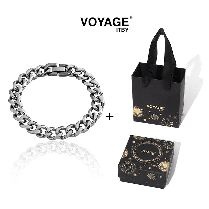Titanium Cuban Chain Bracelet