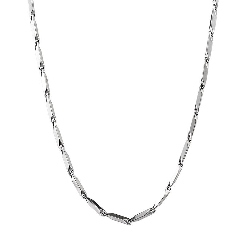 Diamond Shape Titanium Necklace