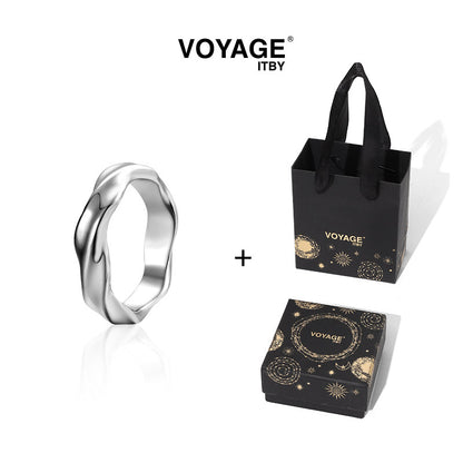 Mobius Titanium Steel Ring