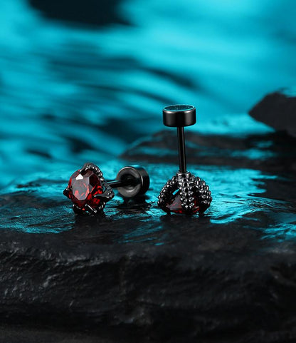 Dragon Claw Zircon Studs