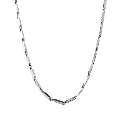 Diamond Shape Titanium Necklace