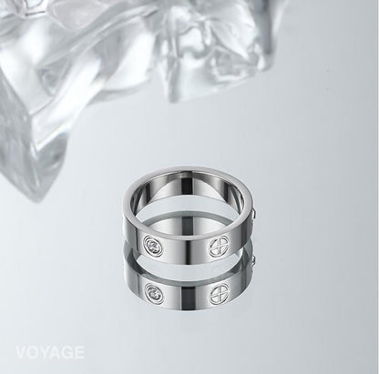 Titanium Men Plain Ring