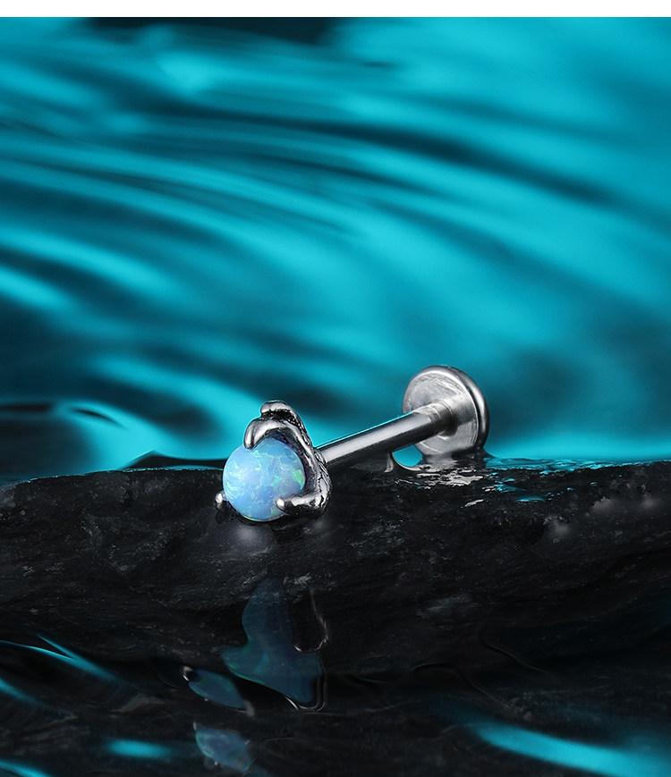 Dragon Claw Spiral Lip Stud