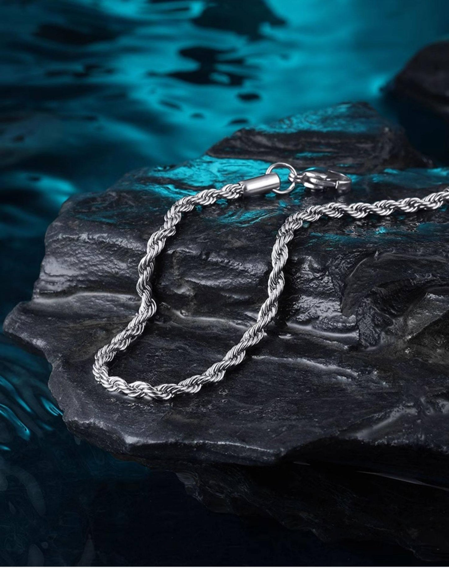 Braided Titanium Adjustable Bracelet