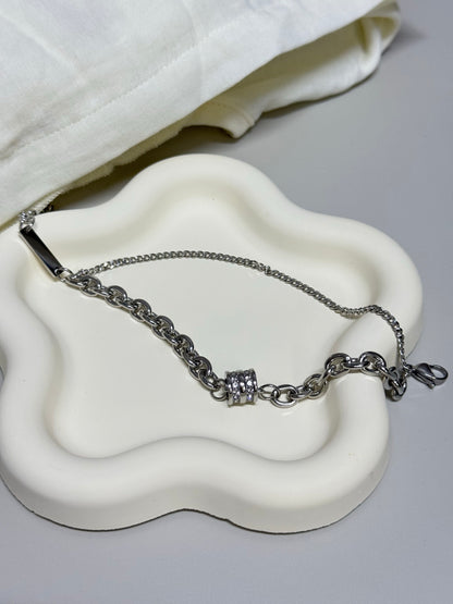 Double Layer Titanium Men Bracelet